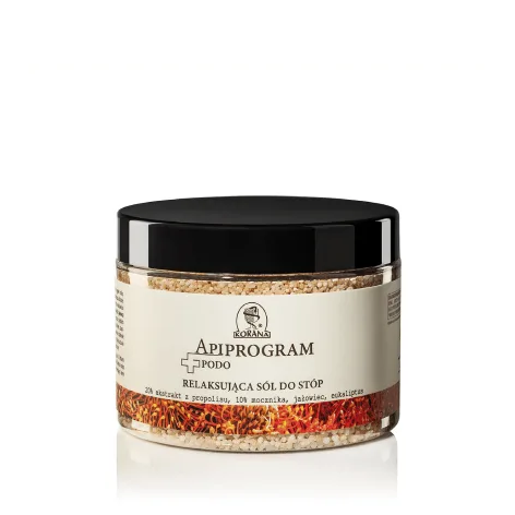 Relaksująca sól do stóp APIPROGRAM PODO – 500g